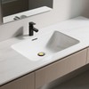 Brushed Gold Bathroom Pop-Up Push-Type Sink Drain Assembly - Vessel