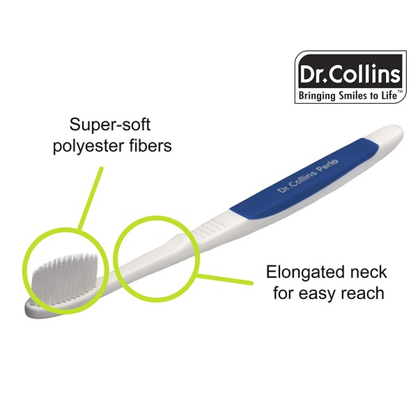 Dr. Collins Perio Toothbrush Value Pack, 2 Count