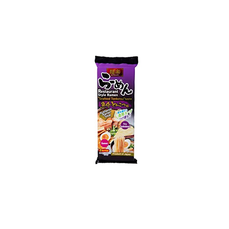 Hikari Menraku Restaurant Style Seafood Tonkotsu taste 2svgs 6.8oz(195g)
