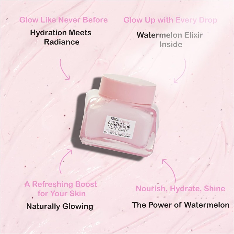 Katsy Style Watermelon Elixir Radiance Face Cream -50ml Hydrating Moisturizer