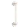 Wall Grab Bar Size: 12", Finish: Ivory