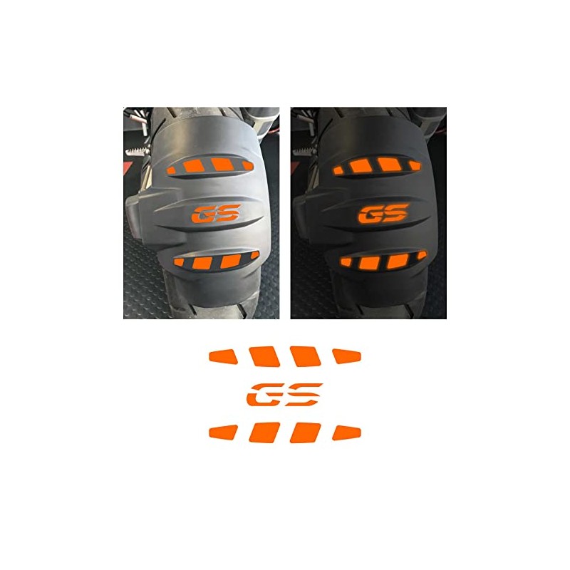 Pack of 3 reflective stickers compatible with motorcycle R 1200
