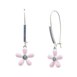 Betsey Johnson Women's Spring Flower Dangle Earrings