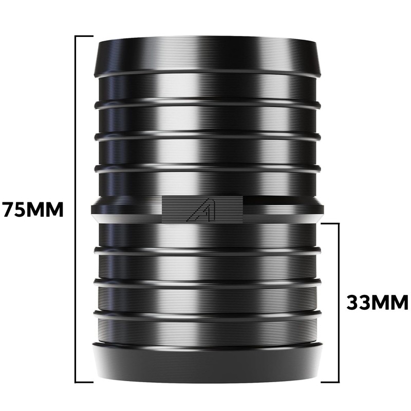 51mm (2 Inch) Corrugated Flexible Pond Pipe Repair Connectors Hose