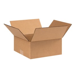 Secure Seal - 9x9x4 Pack of 50 Corrugated Cardboard Packing Shipping Mailing Moving Carton Boxes