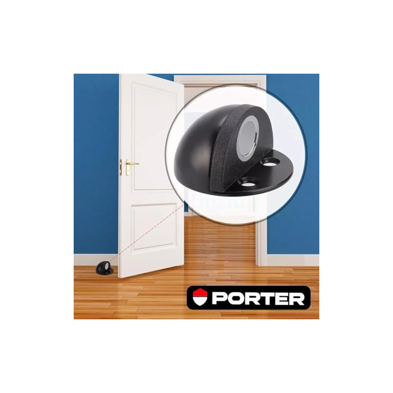 Tope de Puerta Magnético Piso, Tope Magnético Protector para Puerta