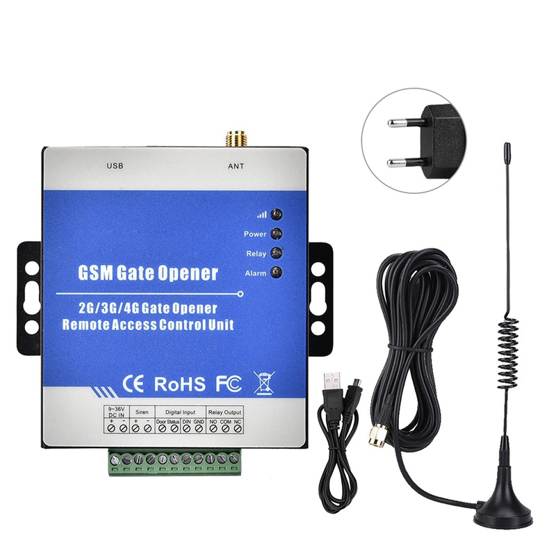 Sonew GSM Gate Opener, RTU5025 Wireless Garage Opener Door Access