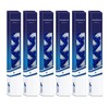 Havdalah Candle Braided Blue and White Round, 6-Pack - Jerusalem