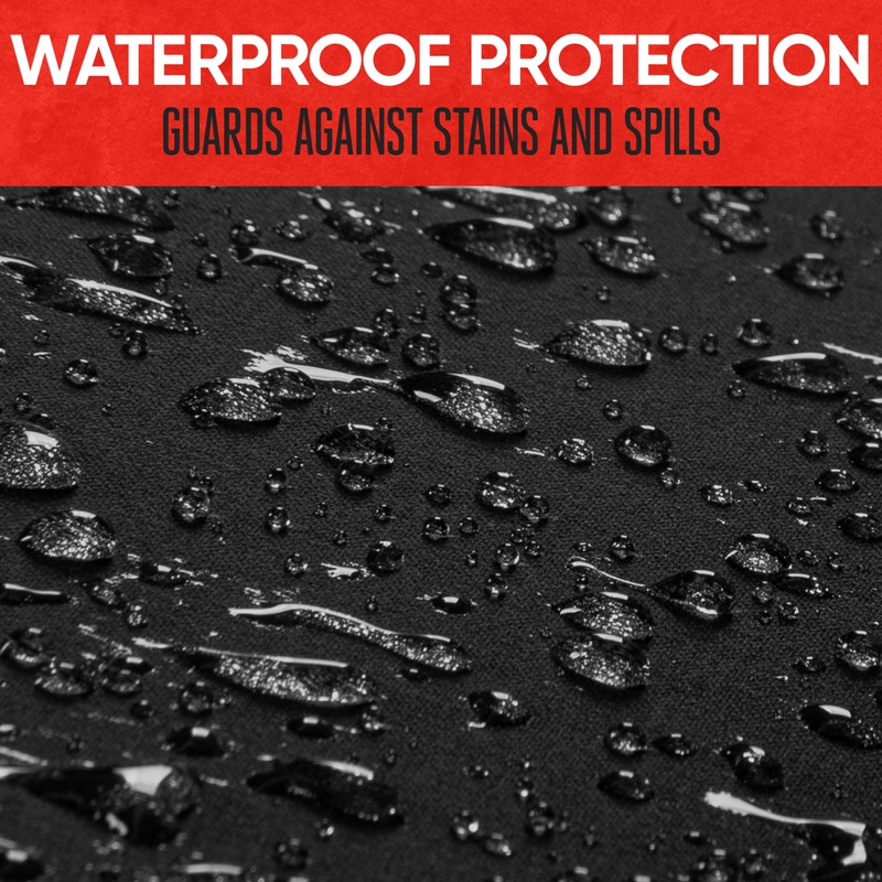 Motor Trend SpillGuard Waterproof Rear Split Bench Seat Covers for