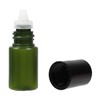 Mini Bottle Container 5ml Green Set of 5 