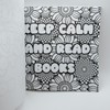 Adult Bookish Phrases Coloring Book With Extra Cozy Items Book
