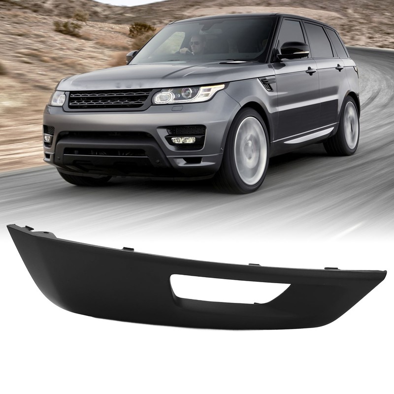 Front Bumper Side Insert Cover Trim Scratch Resistant Shockproof Black