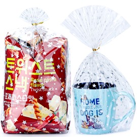 Bottom Gusset Bags 50Pcs 8X12" Silver Star Clear Cellophane Bags Plastic Gift Cello Treat Bulk Party Favor Goodie Cookie Bag with Gold Twist Tie