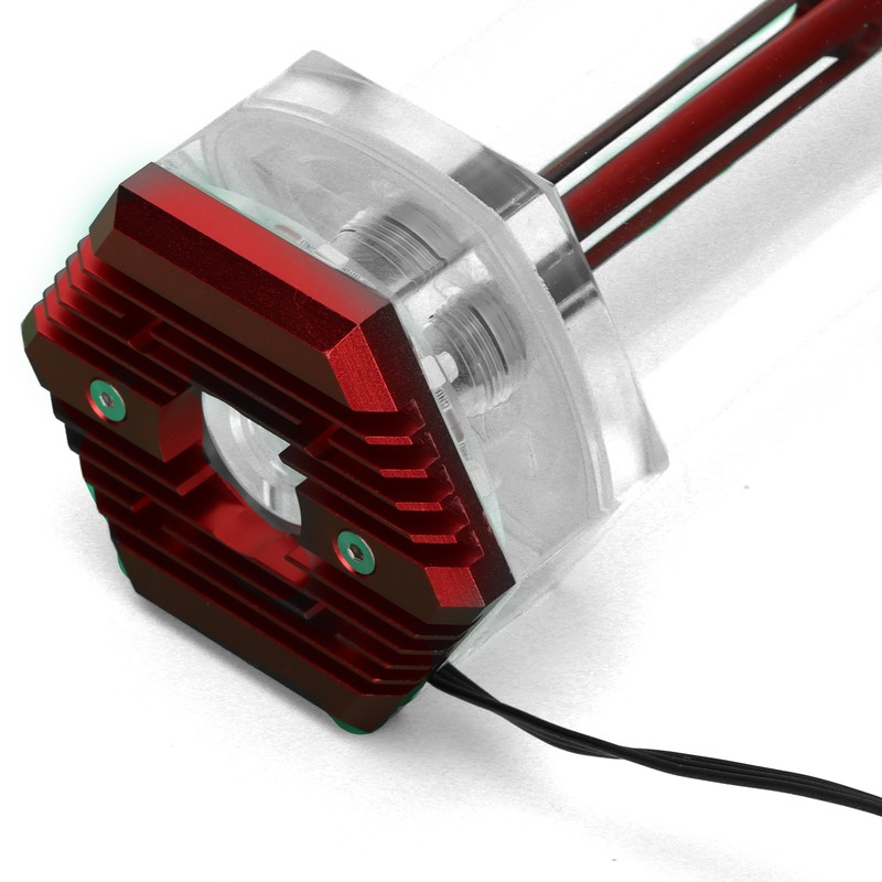 Water Cooling Tank Symphony RGB Lighting Effect Transparent Hex Computer