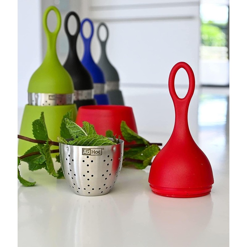 AdHoc INADHOC-TE09, Inoxidable, Rosso, Taglia Unica