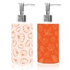 Fall Soap Dispenser with Pump Pumpkin Maple Leaf Bathroom Decor