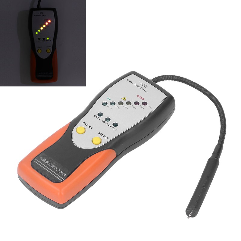 Automotive Brake Fluid Tester Diagnostic Detector Oil Moisture Water Test
