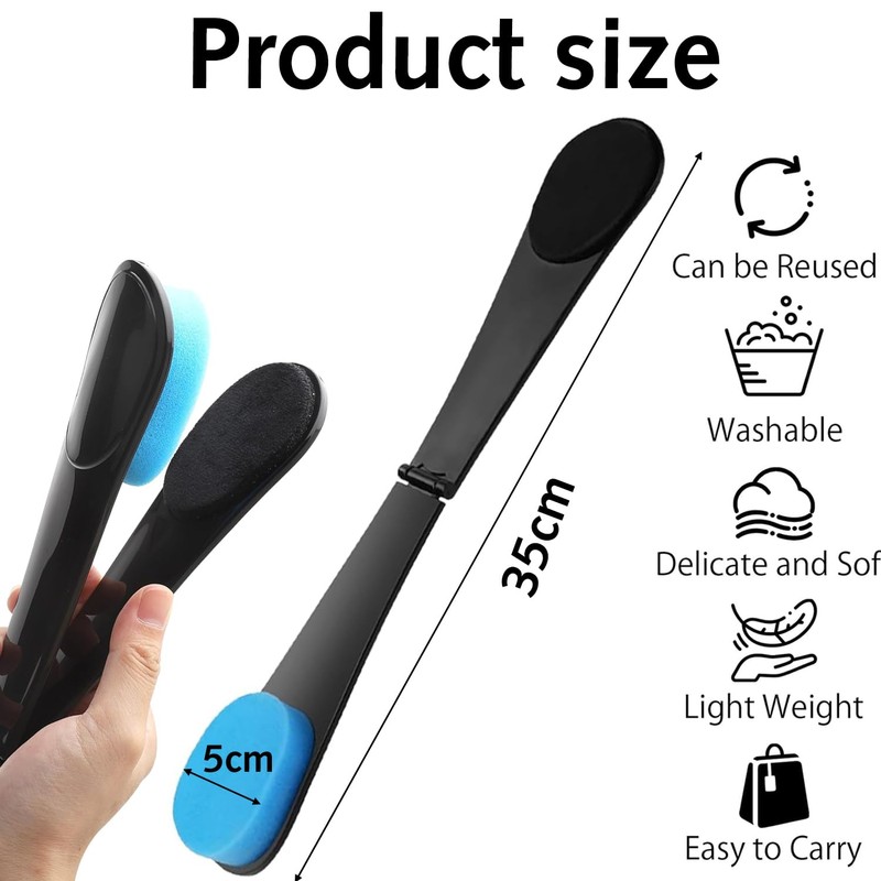 1 Piece Self Tanning Back Applicator,Lotion Applicator for Back,Foldable Body