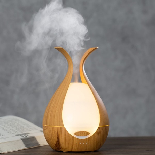Zen'arôme Medusa Essential Oil Diffuser, Ultrasonic Diffuser Aroma Therapy, Electric Humidifier, LED Lighting, Modern Design, Mute and Compact
