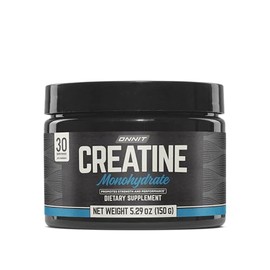 ONNIT Polvo de monohidrato de creatina, IGEN(TM) probado sin OMG, 0.18 oz de creatina premium para fuerza muscular, potencia y masa magra, apoya la sa