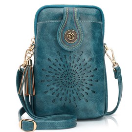 APHISON Mini Cell Phone Purse, Leather Small Crossbody Bags for Women, Lightweight Cute Purses