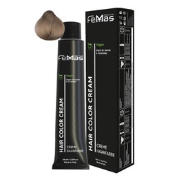 FemMas Hair Colour Light Blonde Ultra Intensive 10.00 I Professional Cream Hair Colour with Argan Oil, Keratin & Ceramides I As Permanent Hair Colouring for Radiant, Durable Colour Results 100 ml