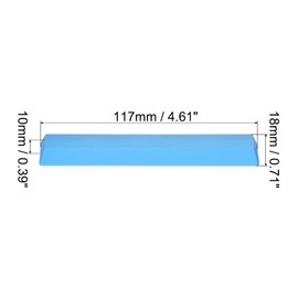 PATIKIL 6.25u Spacebar Keycaps, Universal PBT Keyboard Replacement Accessories for MX Mechanical Keyboard, Blue