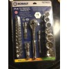 Kobalt 24 piece socket set english 5/32" to 1" 20