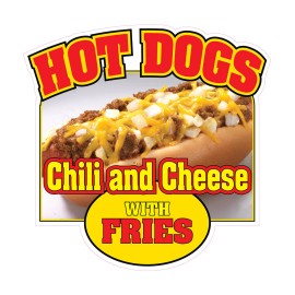 genetic/unbranded Food Truck Decals Restaurant & Food Concession Concession Sign Red - 10 in on Longest Side