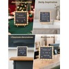 Changeable Felt Letter Board with LED Lights - 10×10" Message