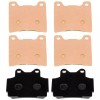 Caltric Front And Rear Brake Pads for Yamaha FZR400 FZ600
