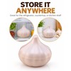 Reusable Fruit & Vegetable Storage Containers for Fridge, Onion Garlic