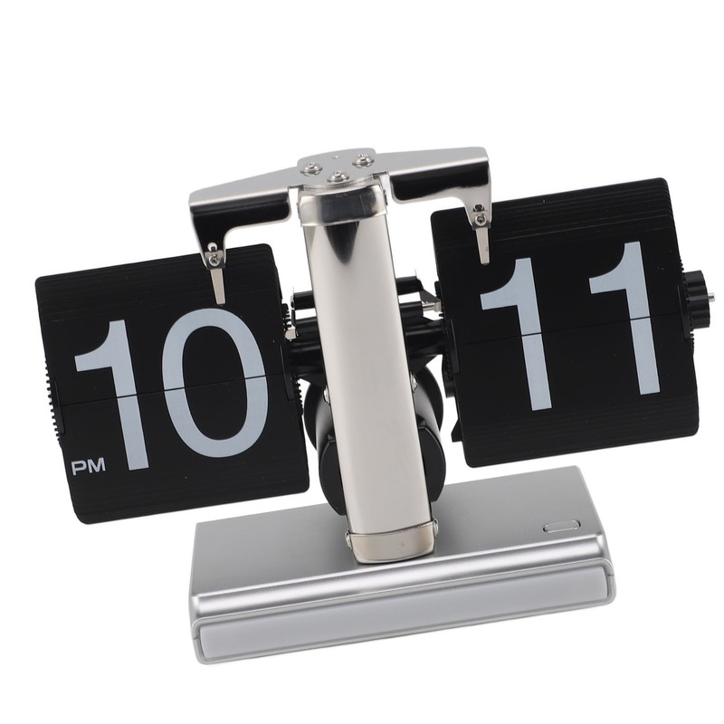 Retro Digital Flip Down Clock Battery Powered Flip Desk Clock