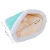 Cat Sleeping Bag Semi Closed Fluffy Soft Washable Cat Bed