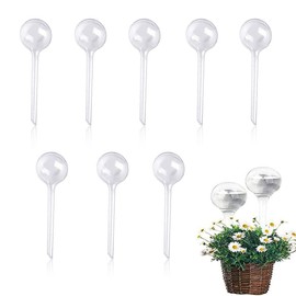 Transparent Watering Balls, Watering Balls, Transparent Plastic Water Dispenser for Potted Plants, Automatic Watering Set, Watering System, Holiday Watering, Plants Watering Holiday (8 Pieces)