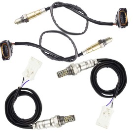 higherbro 4x Oxygen O2 sensor for Saturn L300 2001 2002 2003 2004 2005 3.0L Upper Lower Upstream + Downstream