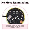 The Flat Lay Makeup Bag - Travel Makeup Bag for