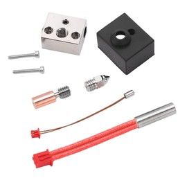 Asixxsix Sprite Extruder Heater Block Kit, 0.4mm High Temperature 300℃ Hot End Extruder Nozzle Kit for Ender 3 S1, Ender 3 S1 Pro, CR 10 Smart Pro, Sermoon V1, Sermoon V1 Pro Printer