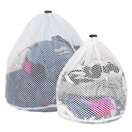 Wäschenetz Wäschebeutel für Wäschesack Waschmaschine Waschbeutel Waschnetz Wäschesäcke Klein Groß mit Kordelstopper 40x50cm 30x40cm