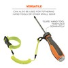 Coiled Lanyard with Buckle End, No Snag Design, Easily Attaches