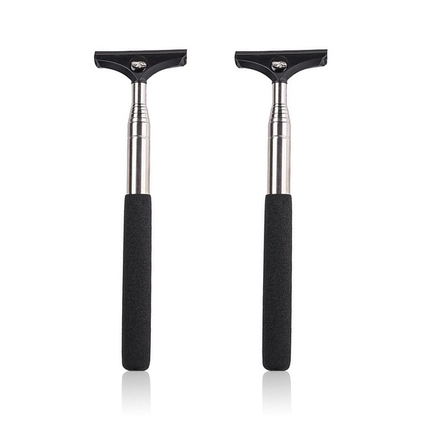 jeseny Pack-2 Car Rearview Mirror Wiper, Telescopic Auto Mirror Squeegee