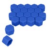 kwmobile 20 x Covers for 21 mm Wheel Nuts Car