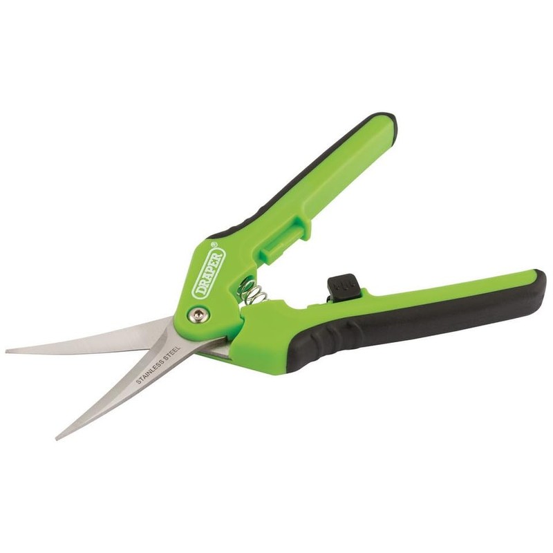 Draper 73729 Precision Curved Pruning Secateurs, 165mm