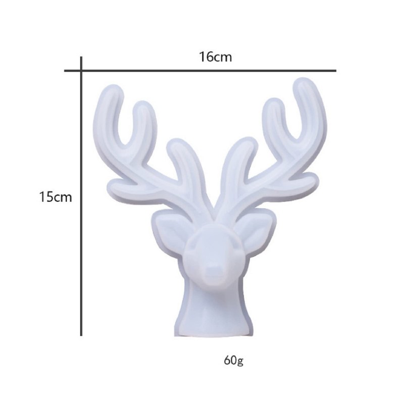 2 Pieces Silicone Jewelry Display Stand Epoxy Resin Mold, Deer