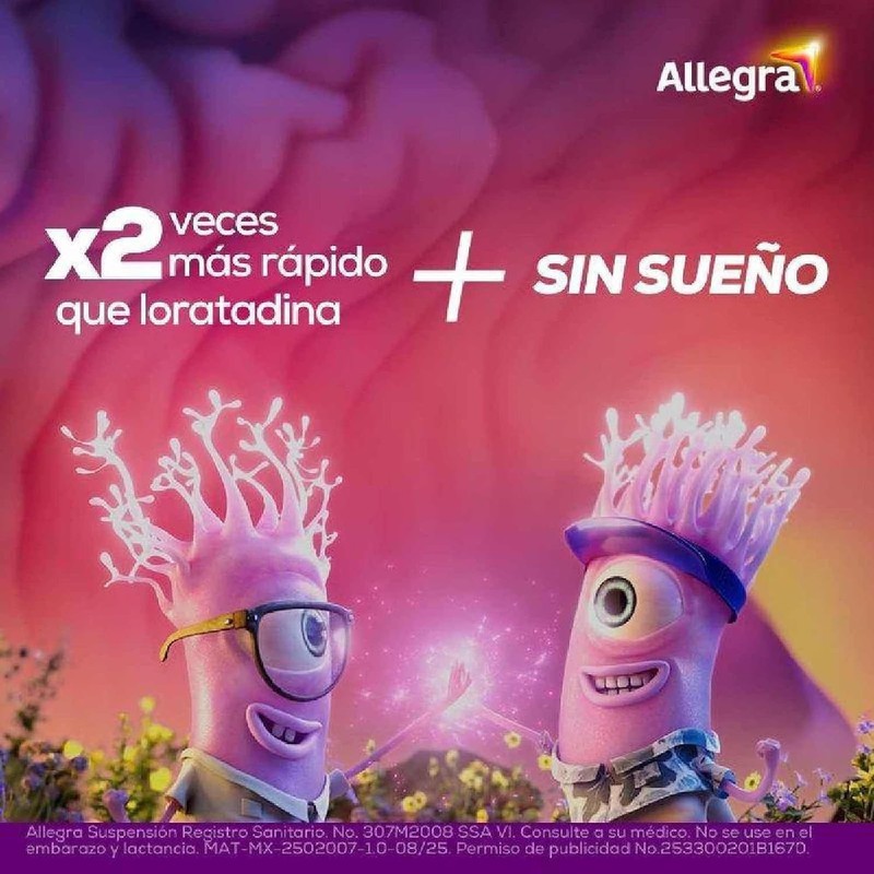Suspensión pediátrica Allegra 150ml – Alivia estornudos y ronchas en