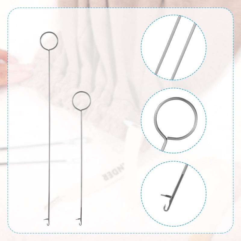 6pcs Loop Turner Sewing Tool, 10.4 Inch & 6.88 Inch