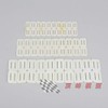 Parts & Accessories 20Pcs/Lot Paper Hinges/Hinge Folding Leaf/aileron Tail Wing