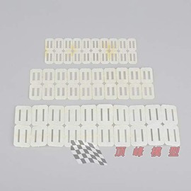 Parts & Accessories 20Pcs/Lot Paper Hinges/Hinge Folding Leaf/aileron Tail Wing Connector, KT, Foam, balsa rc Airplane Universal - (Color: L20XW13mm (Medium))