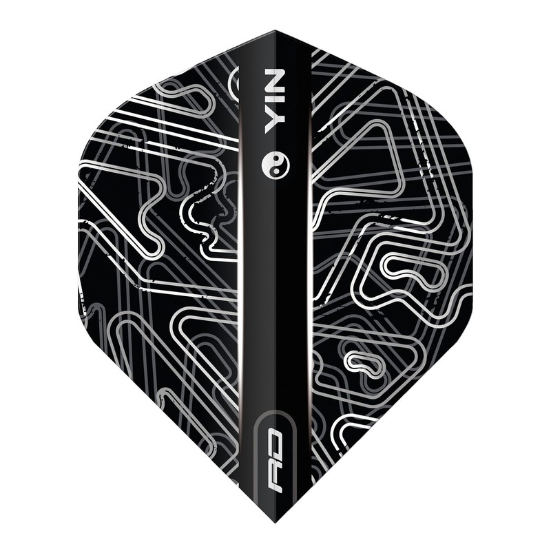 RED DRAGON Yin Yang Double Sided White & Black Standard