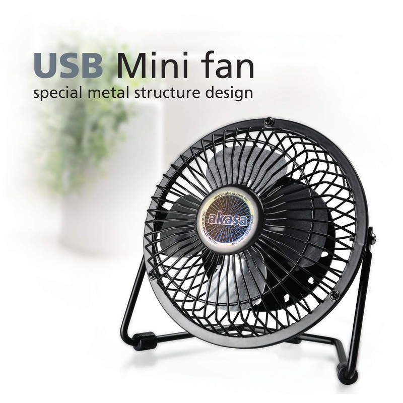 Akasa AK-UFN01-BK Mini Desk Fan